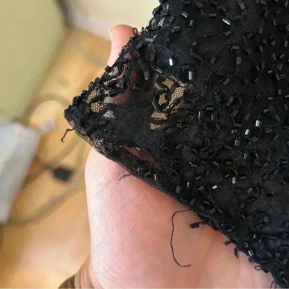 Vintage Beaded Sequin Pants and Tank Set Brilliante and Scala Size M - Picture 11 of 16